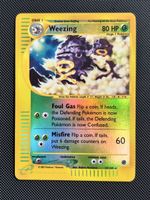 Weezing 32/165 Reverse Holo Foil Rare Expedition Vintage 