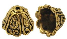 Perlkappe Röckchen riesig 15x11mm ag
