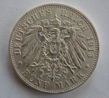 Fünf Mark 1913 Silber