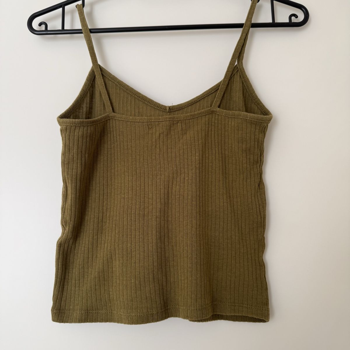 Bershka Top: Olive green tank top - S - Bershka – Nuovo (secondo la descrizione) da Zürich venduto da kru_8dtk 3