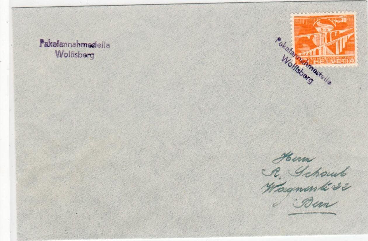 Alle Briefmarken: Paketannahmestelle Wolfisberg – Gebraucht aus Wolhusen von Curver9
