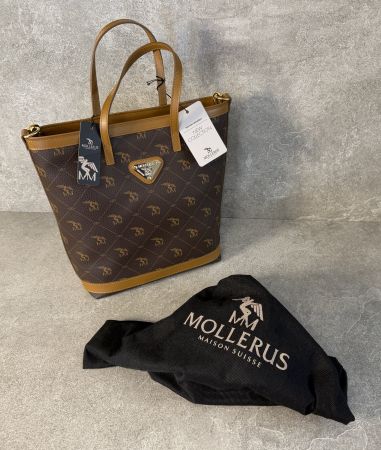 MOLLERUS RANDA der edle Shopper in Pecarus braun, beige ...