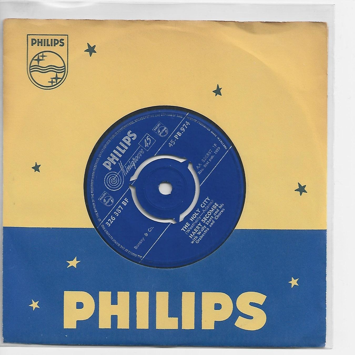 Schallplatten: HARRY SECOMBE - THE HOLY CITY – Gebraucht aus Rheinau von thealbum