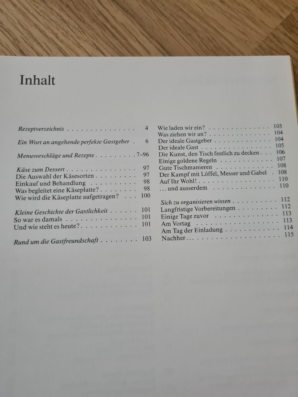 Libri: Buch Menus für Gäste – Usato da Langenthal venduto da Polarisstern 1