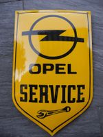 Grosses Opel Emailschild