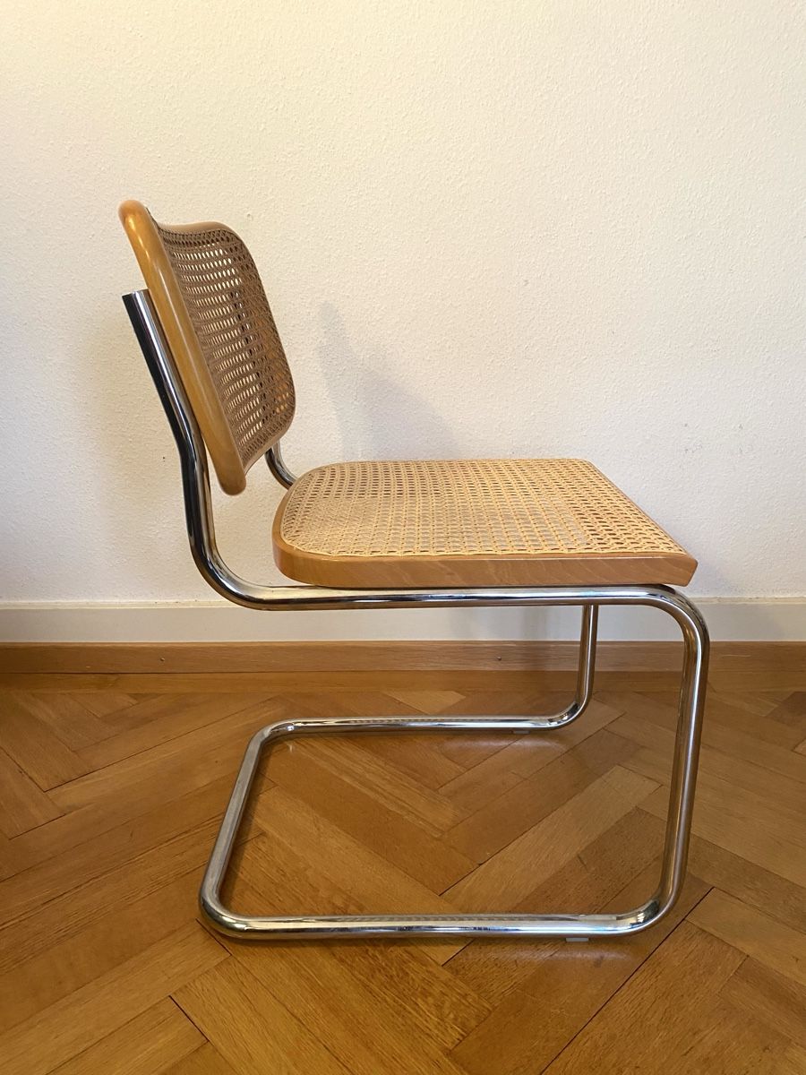 Breuer Stühle: Design Freischwinger Sessel Chair Breuer/Cesca – Gebraucht aus Olten von sportwelt 1