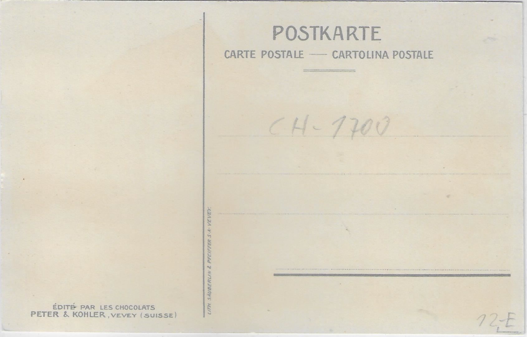 Cartoline postali: Chateau D'Attalens FR - Litho – Usato da Ettingen venduto da Kartenplanet 1