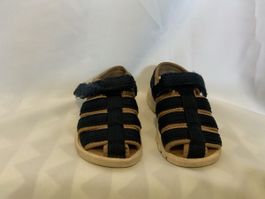 Kinder Sandalen blau beige 15 cm gebrauchter Zustand