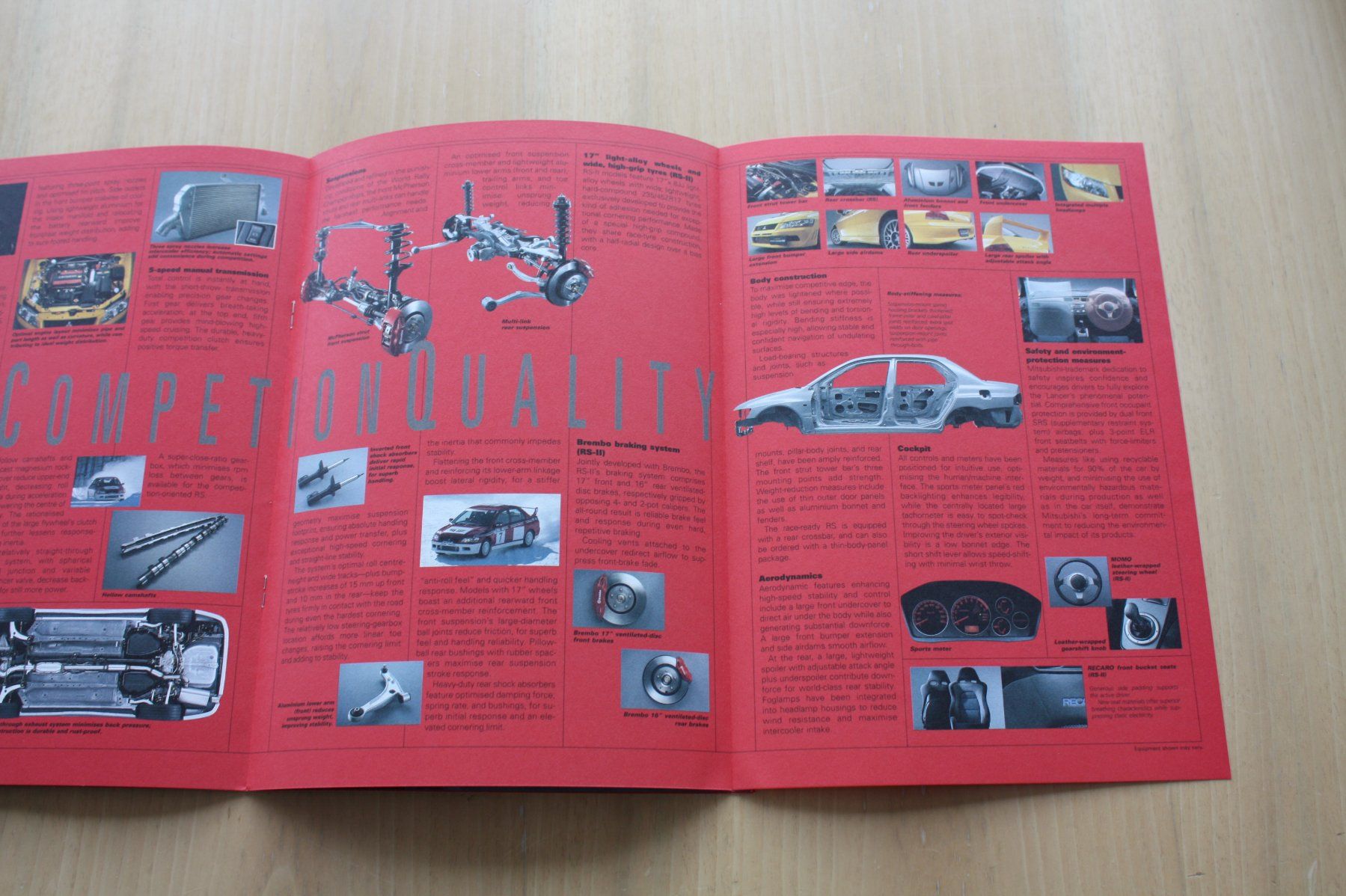 Mitsubishi Documenti: Mitsubishi Lancer Evolution VII Prospekt 2001 – Usato da Wikon venduto da erwin400 5