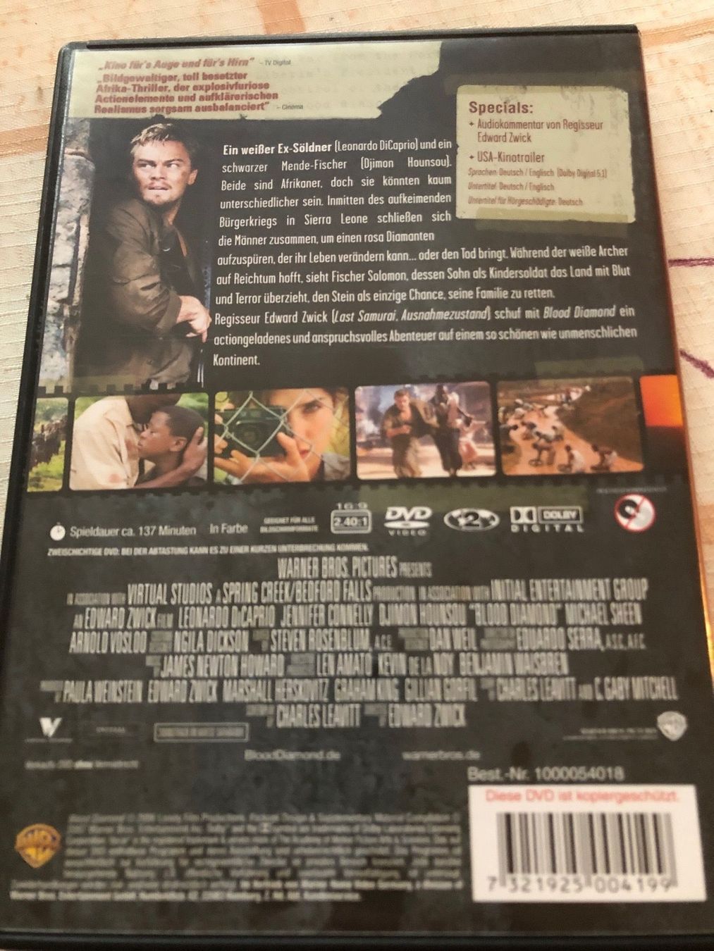 Tutti i DVDs: Blood Diamond – Usato da Schaffhausen venduto da D-MAC 1