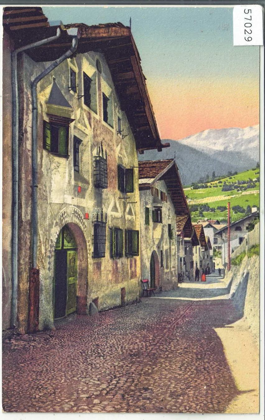 Cartoline postali: Filisur - Bündner Häuser - Litho – Usato da Ettingen venduto da Kartenplanet