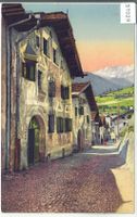 Filisur - Bündner Häuser - Litho
