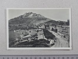 Luzern, Schweizerhofquai, Pilatus, Schiff, Dampfschiff