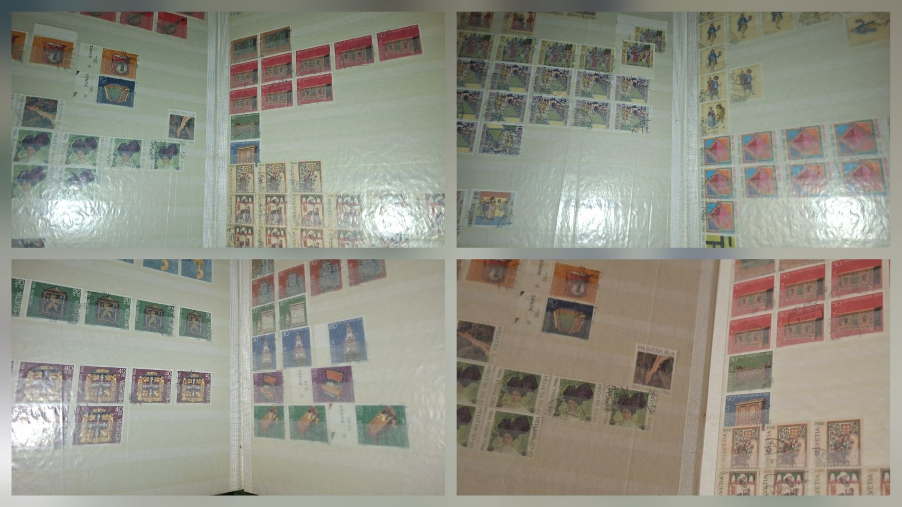 Tutti i francobolli: dublettensammlung Pro Patria  – Usato da Balgach venduto da SIMEON27 2