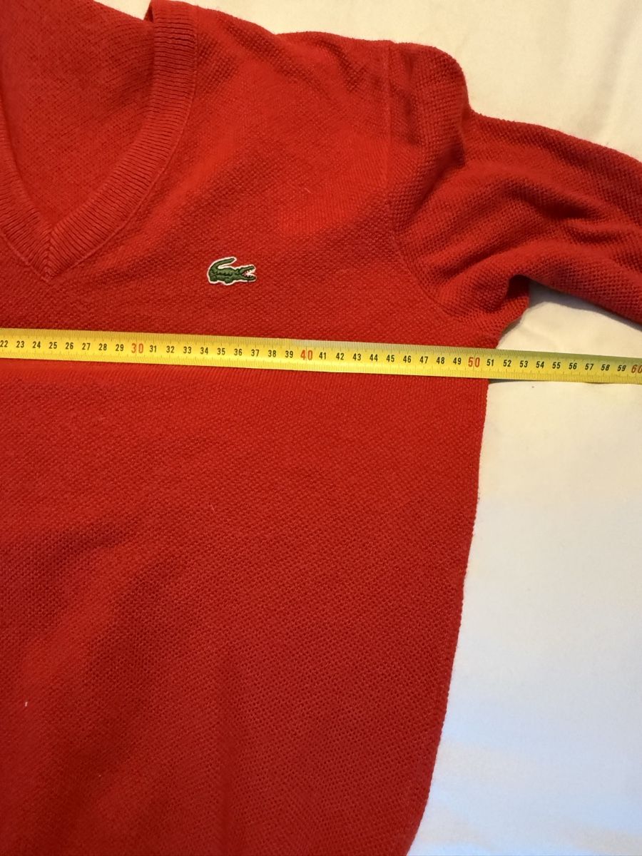 Lacoste Maglioni & Felpe: Pull Lacoste rouge, taille M – Usato da Monthey venduto da Joseph-29 4