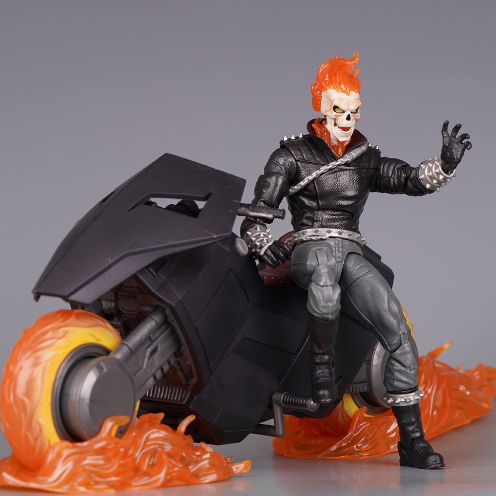 Marvel Statuette: Ghost Rider figure with hell motercycle - Marvel Legends – Nuovo (secondo la descrizione) da Glattbrugg venduto da har_jgc7