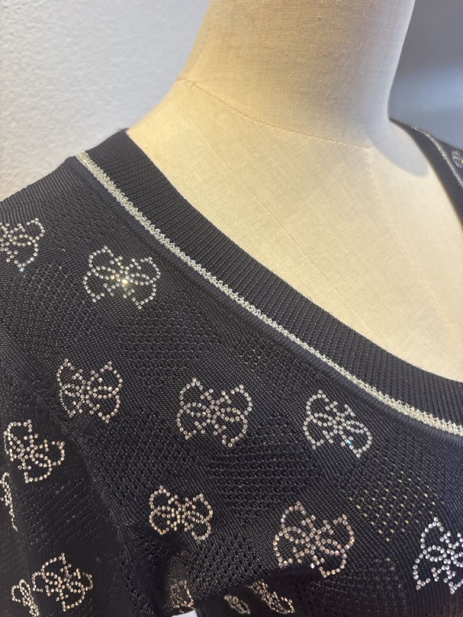 Guess Pullover & Sweatshirts: Guess Pullover dunkelbla mit Logo-Muster Gr S/M  – Neu (gemäss Beschreibung) aus Embrach von Dmoney 2
