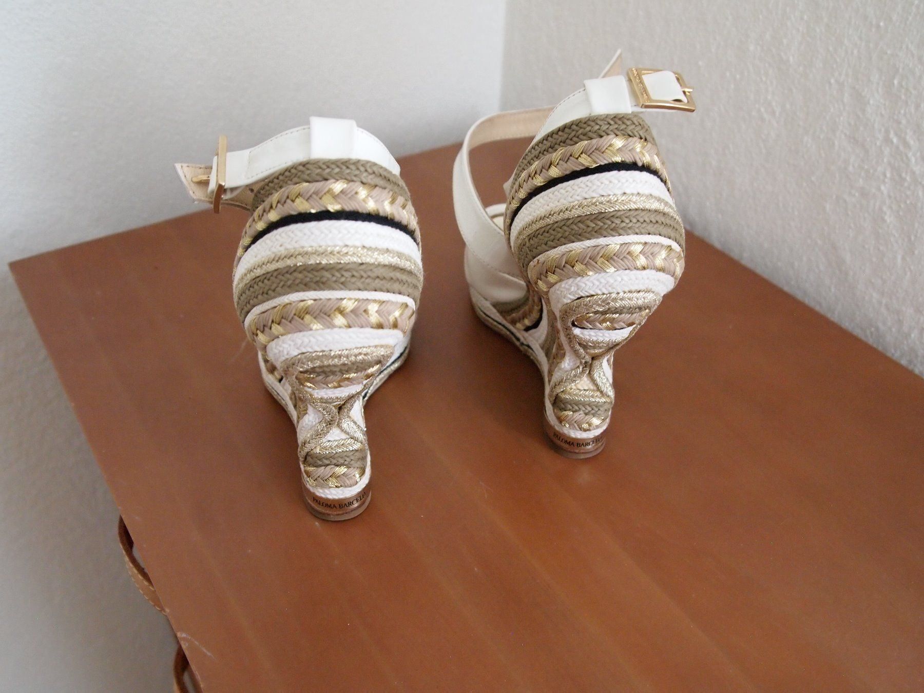 Scarpe da donna: Paloma Barcelo Leder/Stoff Sandalen – Usato da Volketswil venduto da ald_2x9b 3