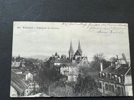 Postkarte Neuchatel 1912 Chateau  (P34)