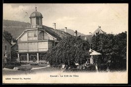 AK Couvet, Le Crêt de l'Eau, 1910