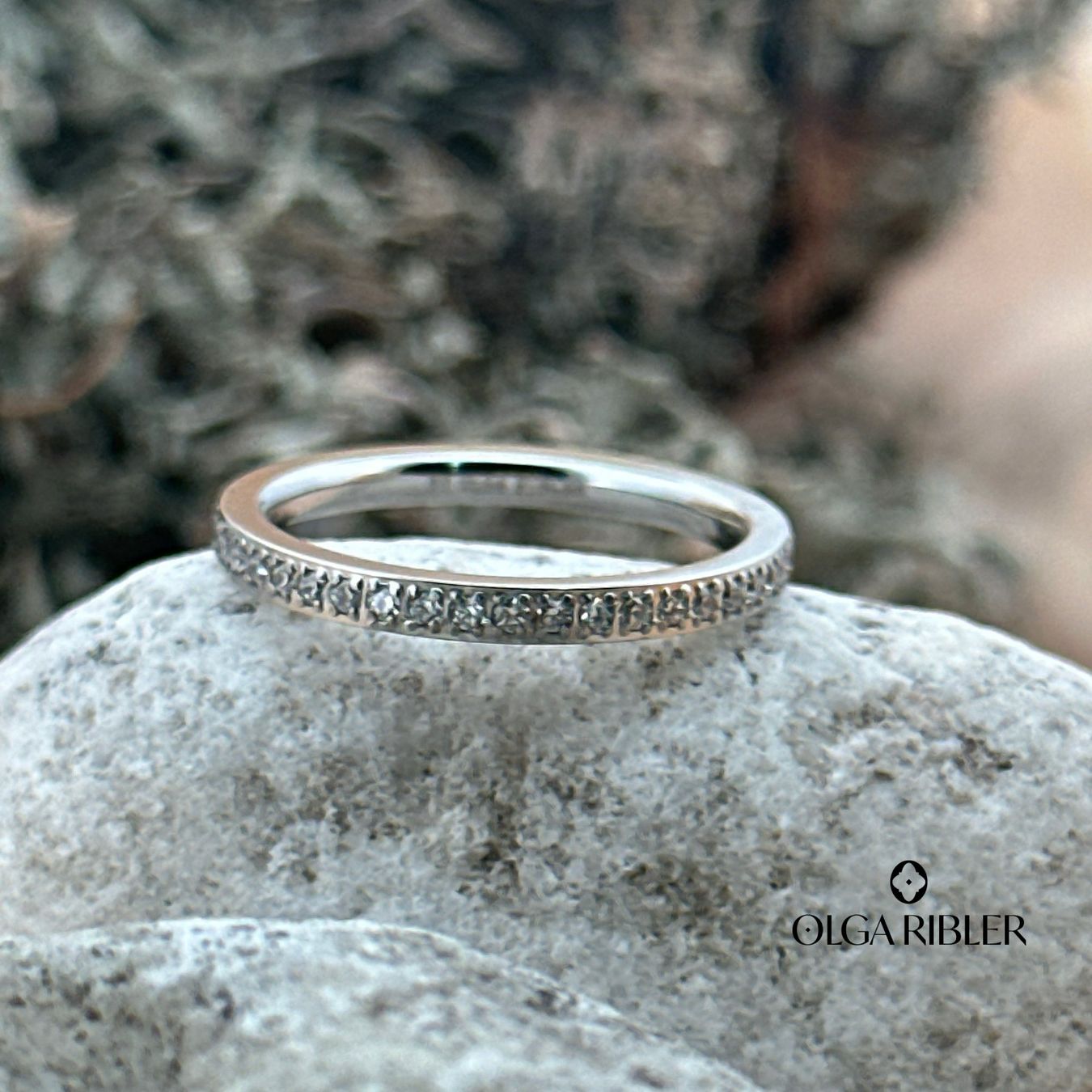 Olga Ribler Ringe: 1.2 mm breiter Ring Memory Ring  mit Zirkonia, Grösse 56 – Neu (gemäss Beschreibung) aus Luzern von Schmuckoutlet 3