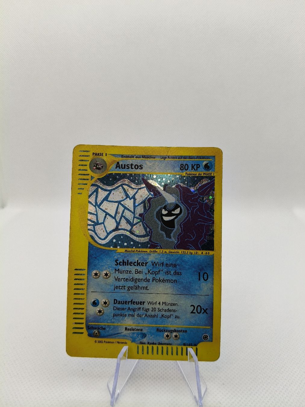 Pokémon Carte collezionabili: Pokemon Austos Holo 8/165 – Usato da Wallbach venduto da GyaradosCollect