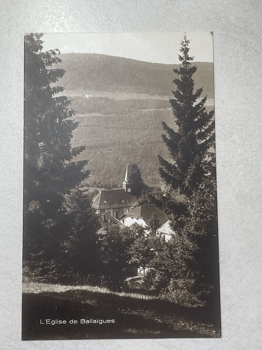 Cartoline postali: Alte Ansichtskarte: L'Eglise de Ballaiques. – Usato da Strengelbach venduto da Aschatan5