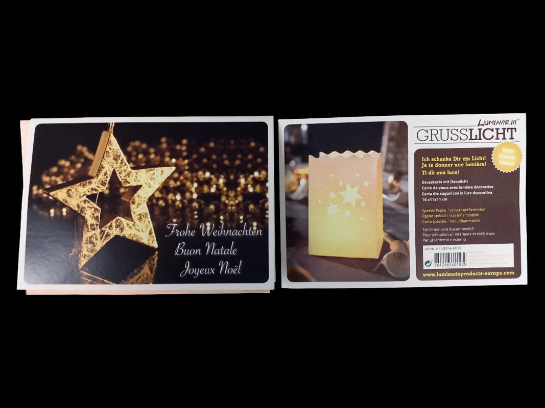 Cartoline: LUMINARIA Grusslicht, 4 Stück – Nuovo (secondo la descrizione) da Hünenberg venduto da Restwert_Zug 1