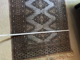 Kleiner Orientteppich 78×124 cm, Baluchi-/Afghan-Stil, Wolle