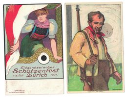 Schützenf.-Zürich 1907 u. Schweiz.Schützenverein 1924