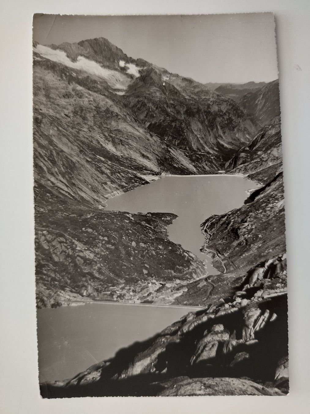 Cartoline postali: Grimselsse und Räterichsbodenstausee, dat 1956 – Usato da Ohmstal venduto da Lebensfreude05