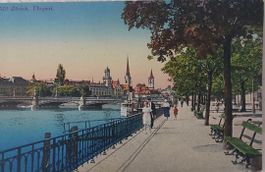 ZÜRICH  -  Utoquai - Dampfschiff