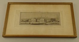 ZÜRICH PELIKANSTRASSE? AQUATINTA UM 1850
