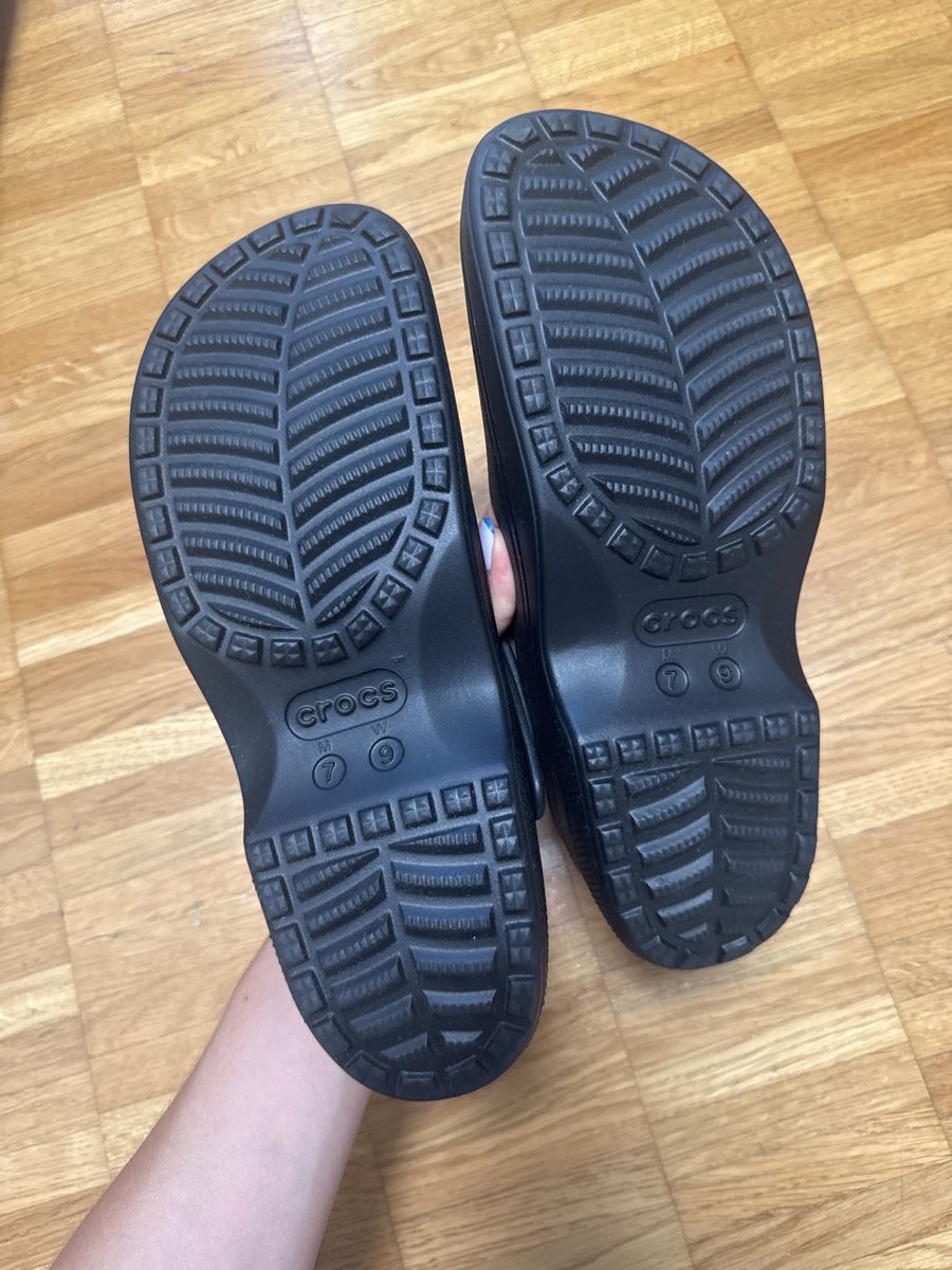 Crocs Scarpe da donna: Crocs Mary Jane Black Clogs, Size 9 – Nuovo (secondo la descrizione) da Zürich venduto da zurichwest 2