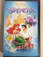 LA SIRENETTA  original Italian Disney videocassetta VHS 1991