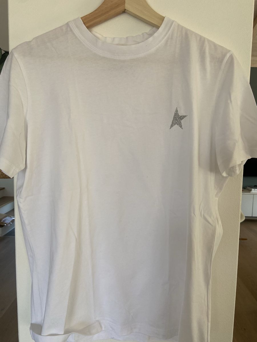 Golden Goose T-shirts: T-shirt blanc Golden Goose – D'occasion à Ecuvillens par garrig