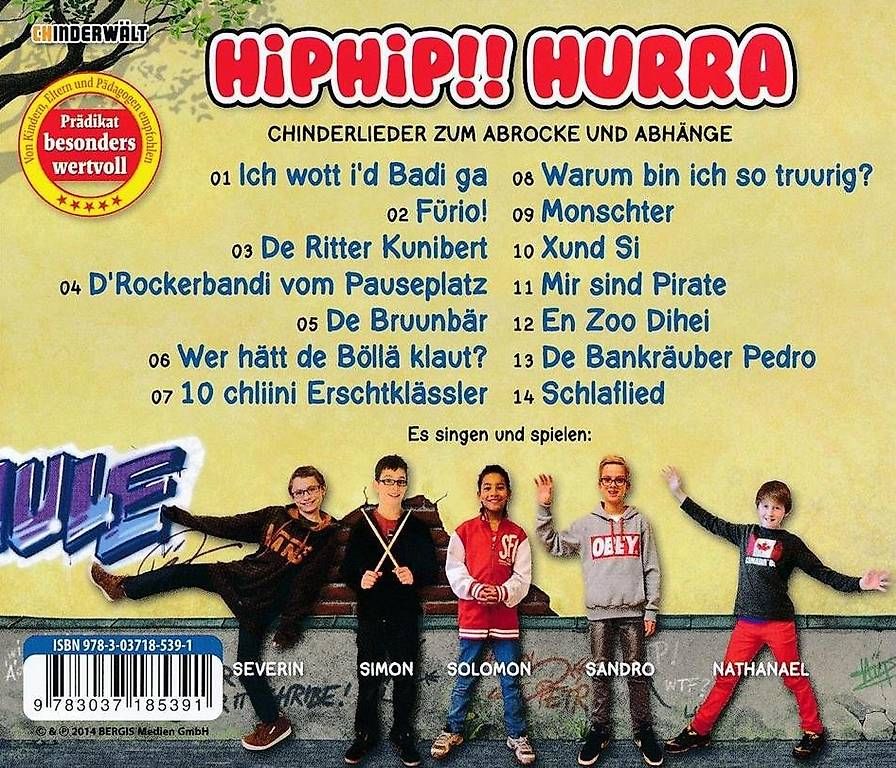 CD: Hip Hip Hurra - Chinderlieder 2014 – Usato da Othmarsingen venduto da Kamoff 1