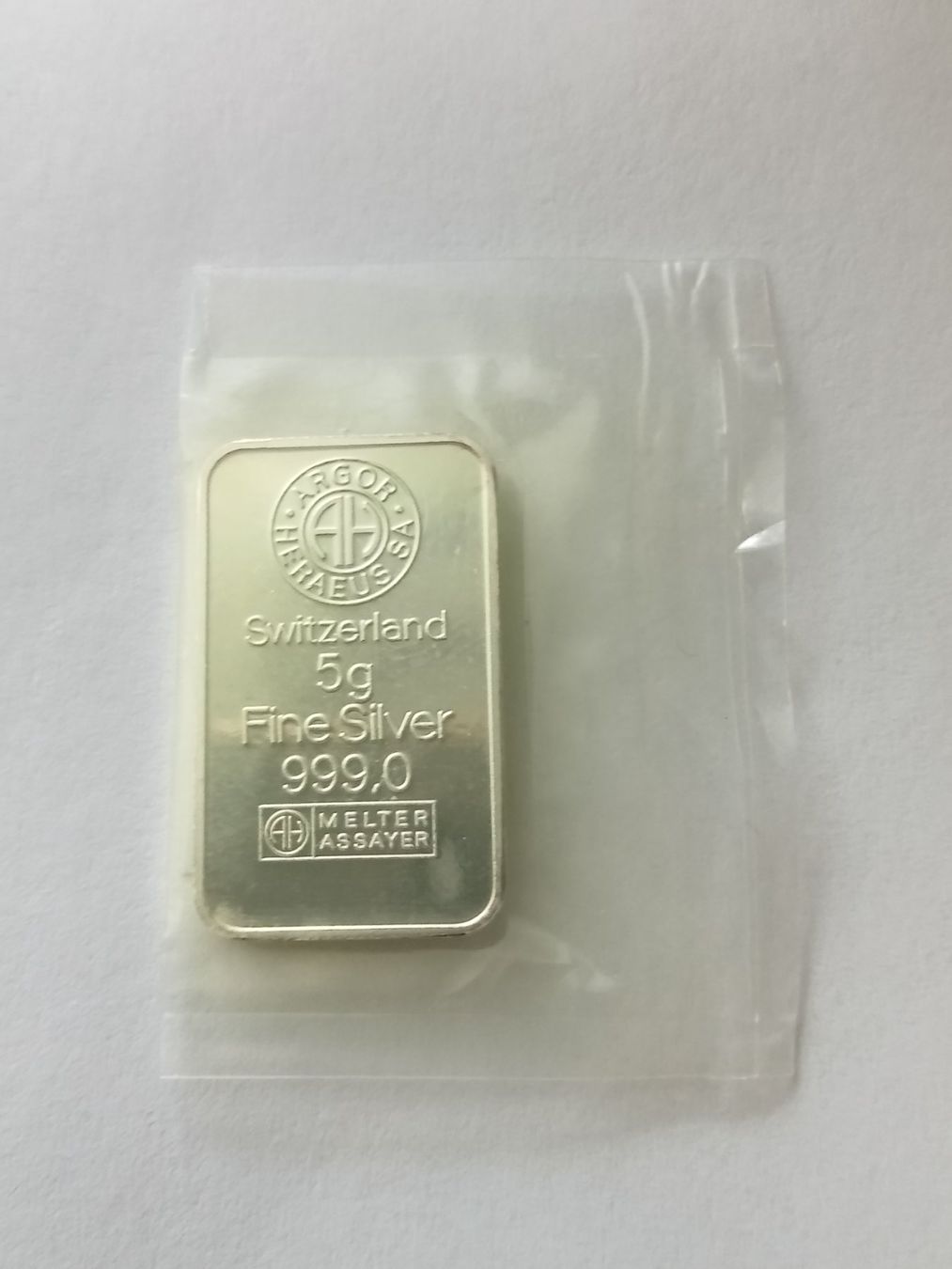 Métaux précieux: 5 gr Silberbarren – Neuf avec emballage d'origine à Alpnach Dorf par ake-7x7v