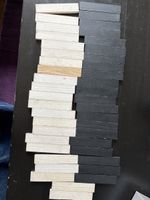 Kapla Holzbausteine, schwarz/weiss