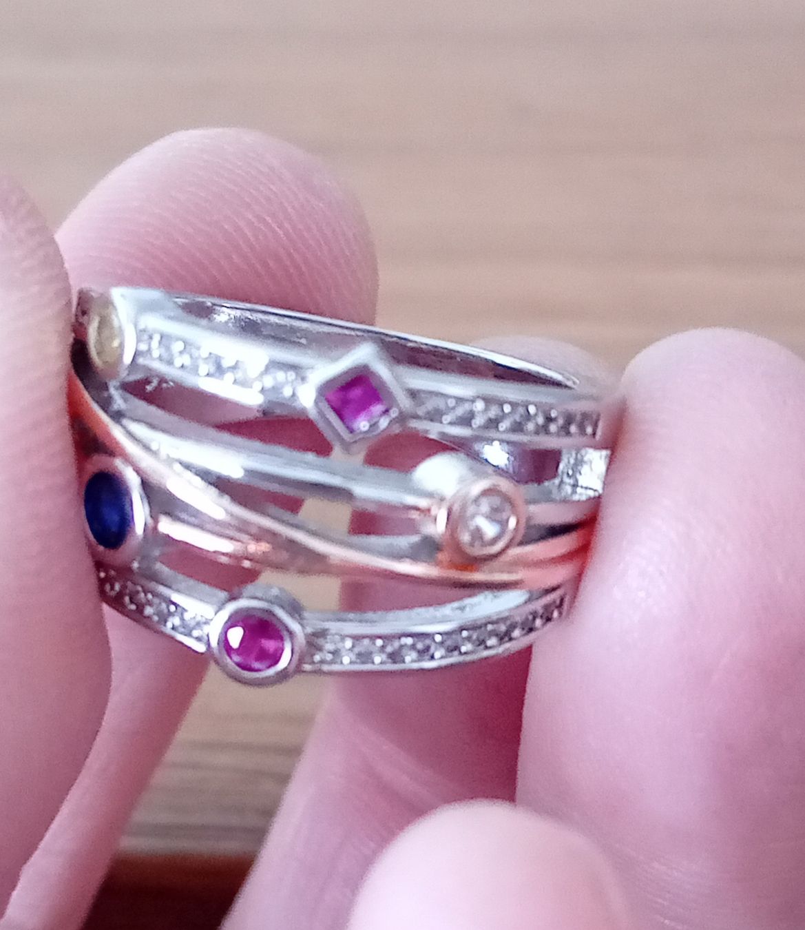 Ringe: Ring Silber 925 mit glas Steinen,  neu – Neu (gemäss Beschreibung) aus Burgdorf von carodesign1 3