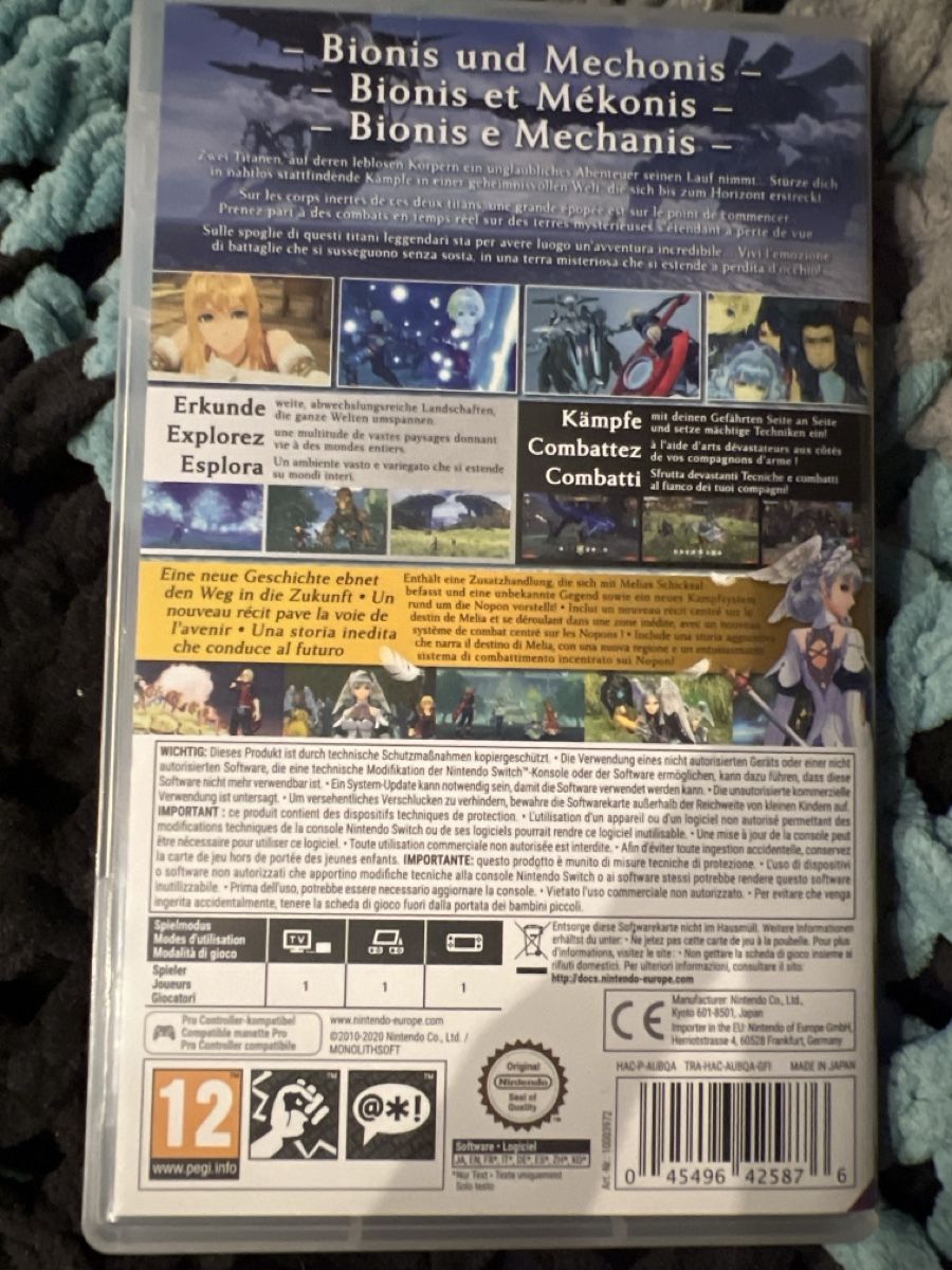 Nintendo Jeux: Nintendo Switch Xenoblade Chronicles Definitive Edition – Neuf (Voir description) à Fischbach-Göslikon par wur_k2hc 1