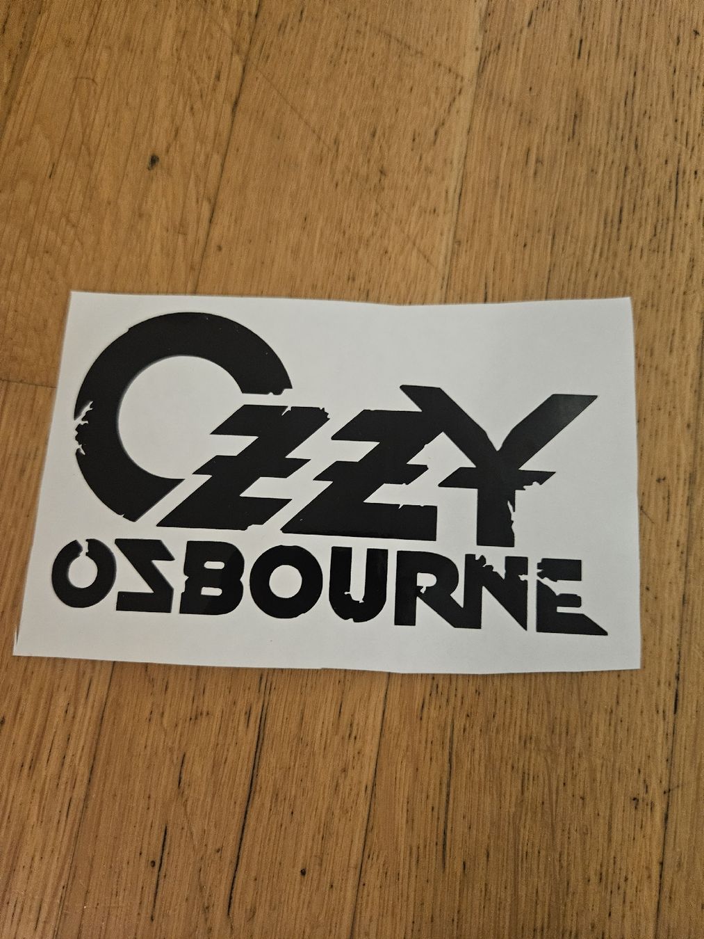 Sticker: Aufkleber Ozzy Osbourne in schwarz – Nuovo (secondo la descrizione) da Regensdorf venduto da Mischa88