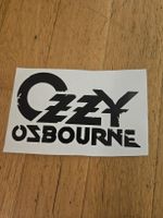 Aufkleber Ozzy Osbourne in schwarz