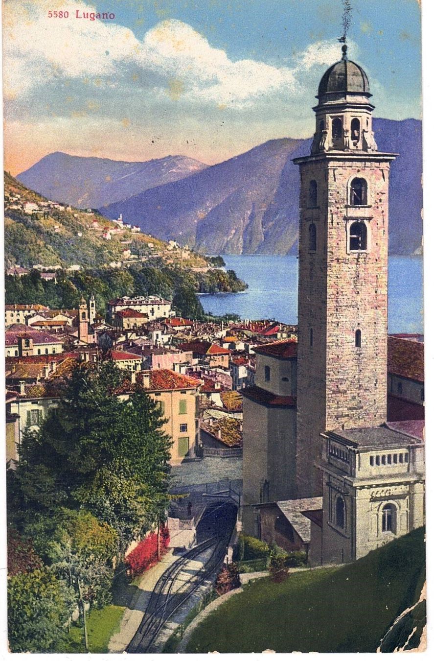 Ansichtskarten: Lugano – Gebraucht aus Kreuzlingen von Koi4