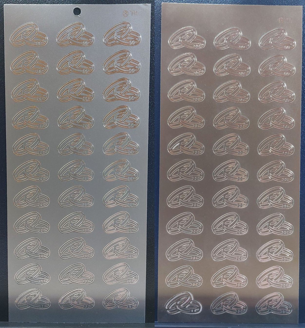 Sticker: Aufkleber "Ringe" Gold oder Silber / Neupreis 2.50 – Nuovo e nell'imballaggio originale da Zollikofen venduto da Blackie