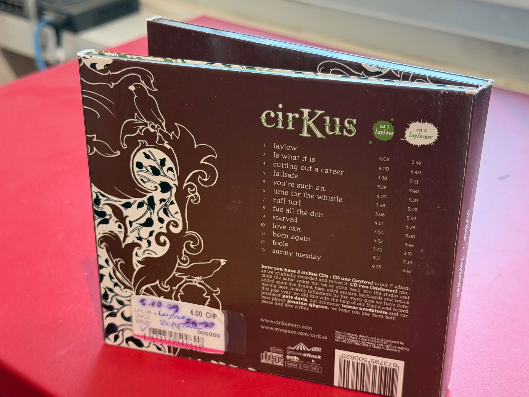 CD: cirKus - Laylow - KA02C – Nuovo (secondo la descrizione) da Küsnacht ZH venduto da Jazztilldawn 1