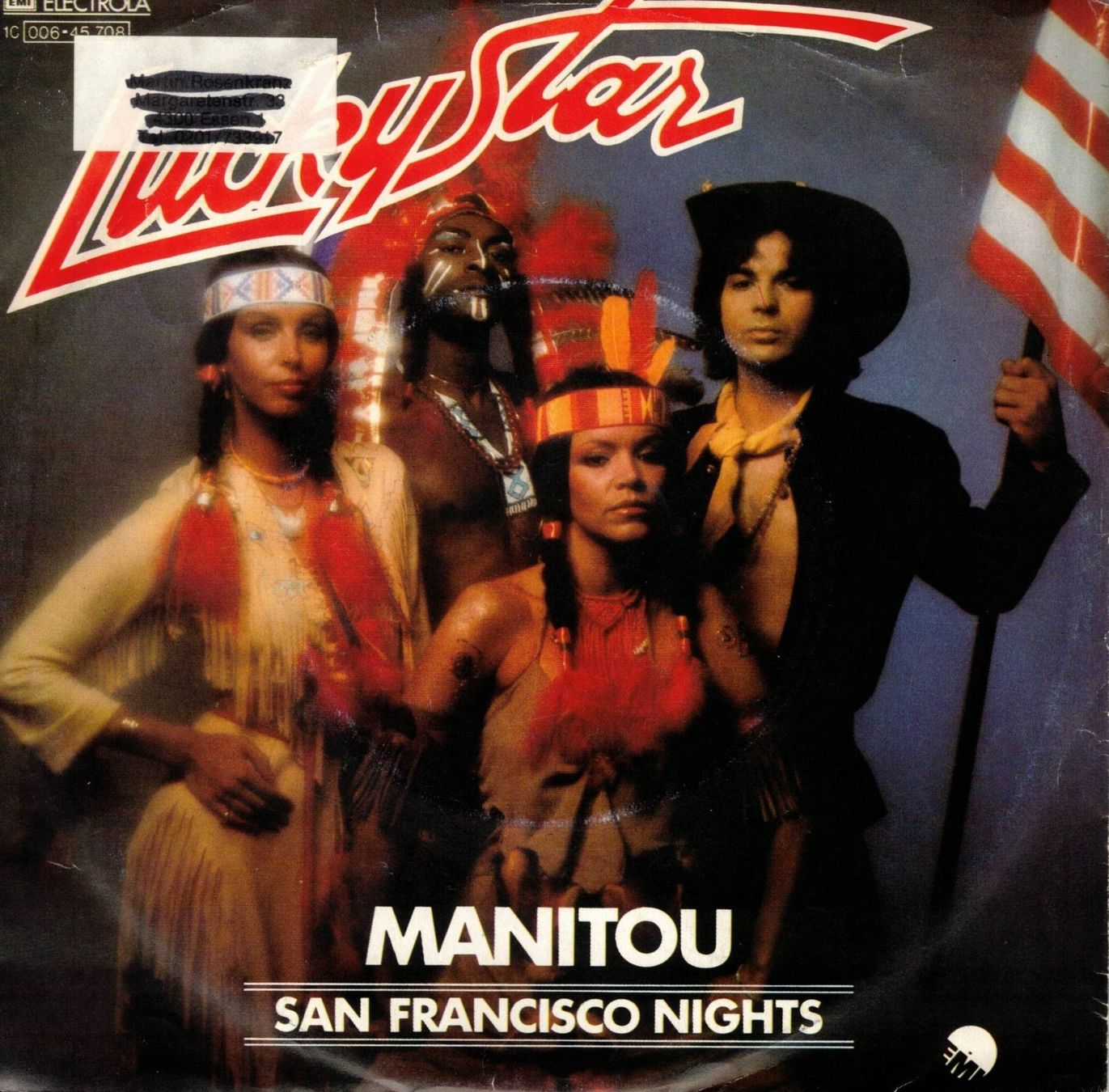 Dischi in vinile: Lucky Star  --  Manitou   Single7 – Usato da Rheinau venduto da thealbum