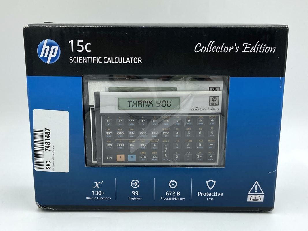 Hewlett Packard Calcolatrici tascabili: HP | 15c | Wissenschaftlicher Rechner – Nuovo (secondo la descrizione) da Wittenbach venduto da Restwert_St-Gallen 4