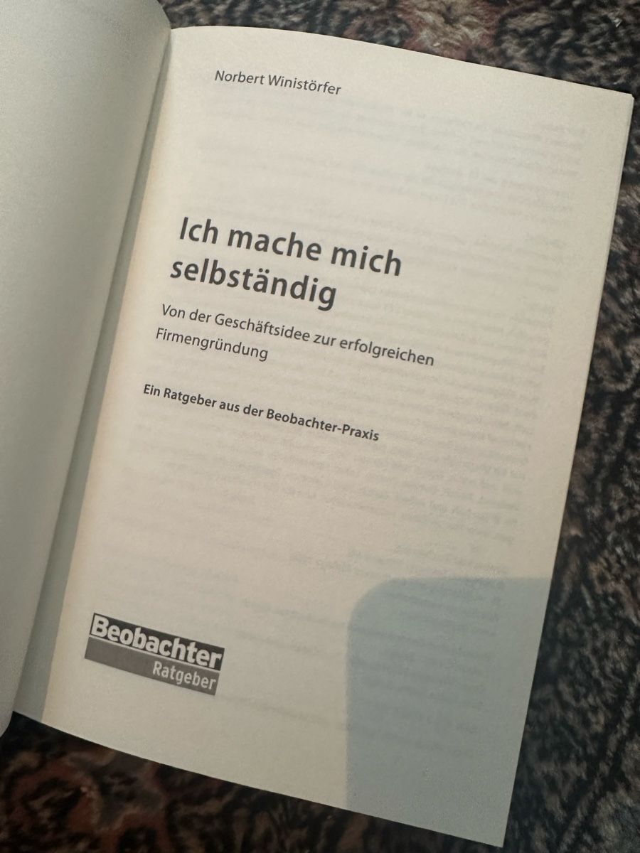 Libri: Beobachter-Ratgeber: Ich mache mich selbständig – Usato da Uster venduto da bek_v2ct 1