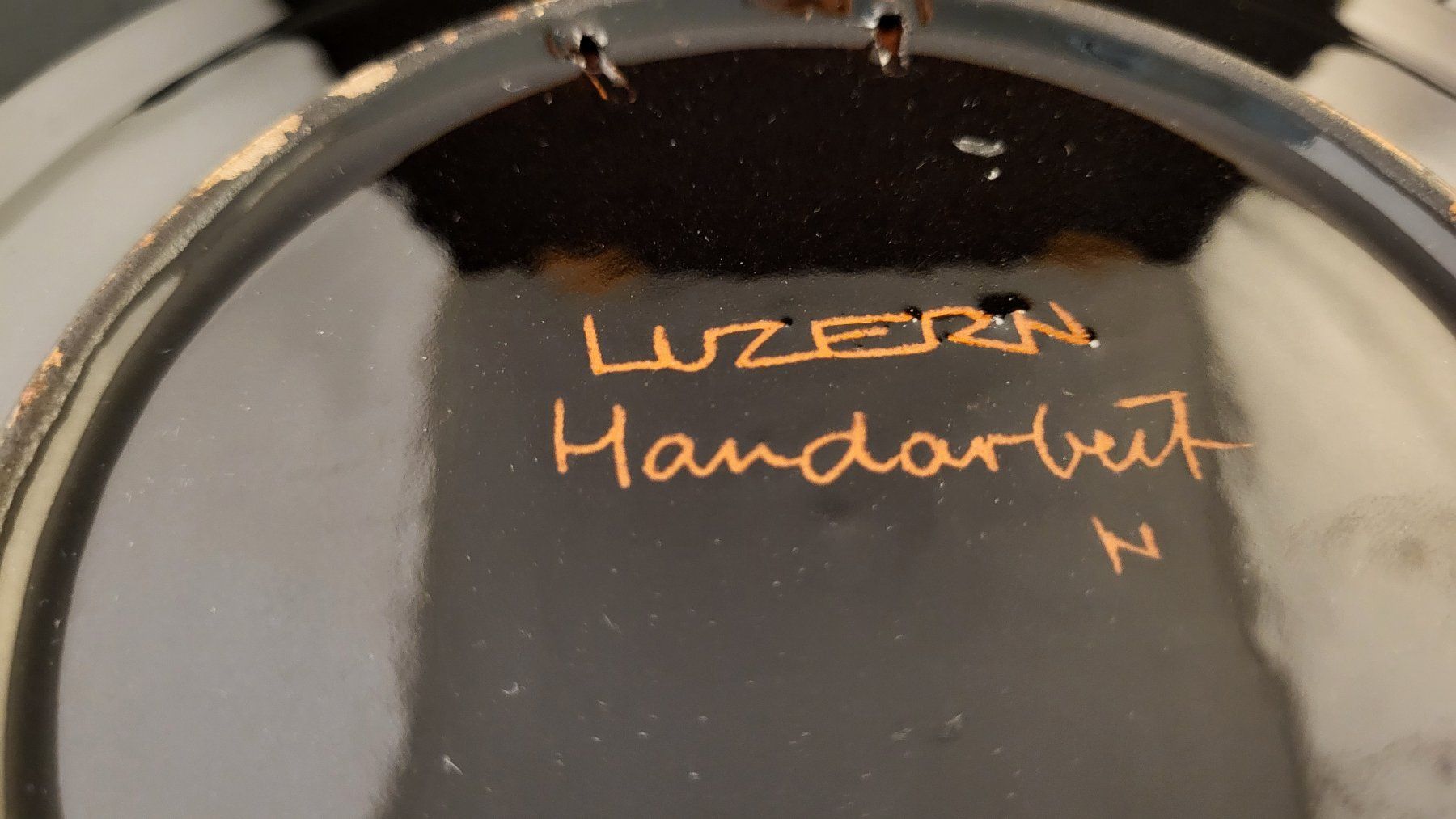 Piatti: 2 Keramik-Teller Luzerner Handarbeit – Usato da Basel venduto da spinne02 4